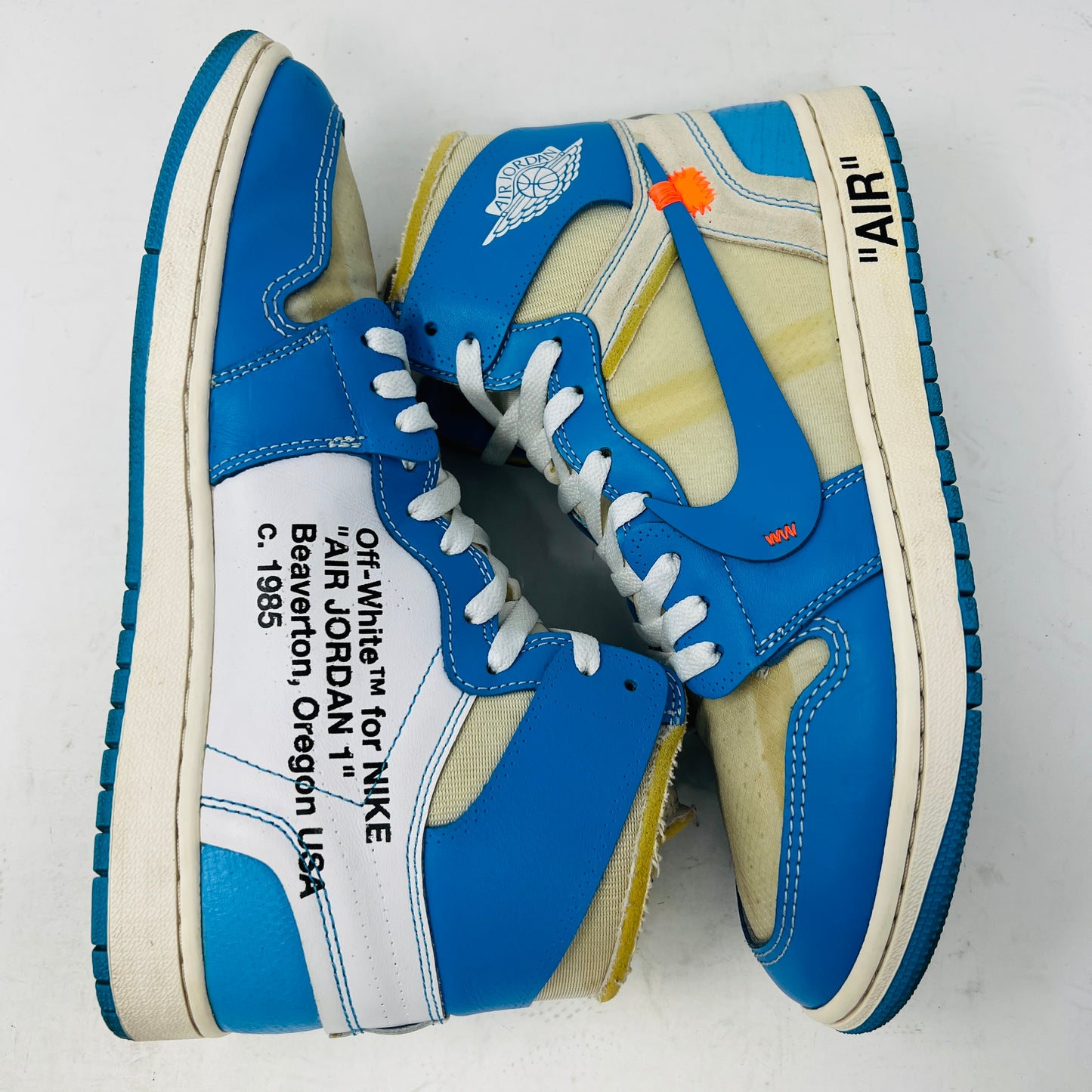 Jordan 1 Retro High Off-White University Blue