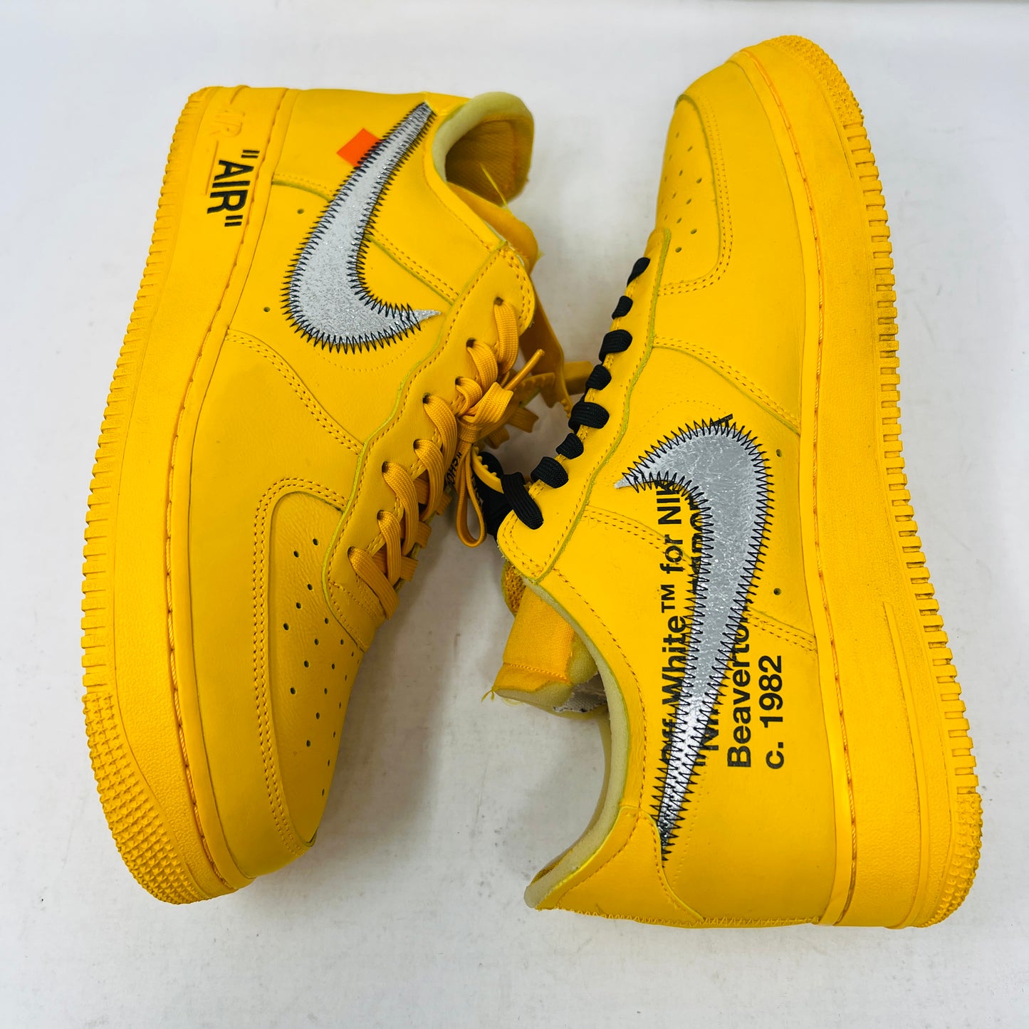 Nike Air Force 1 Low Off-White ICA University Gold