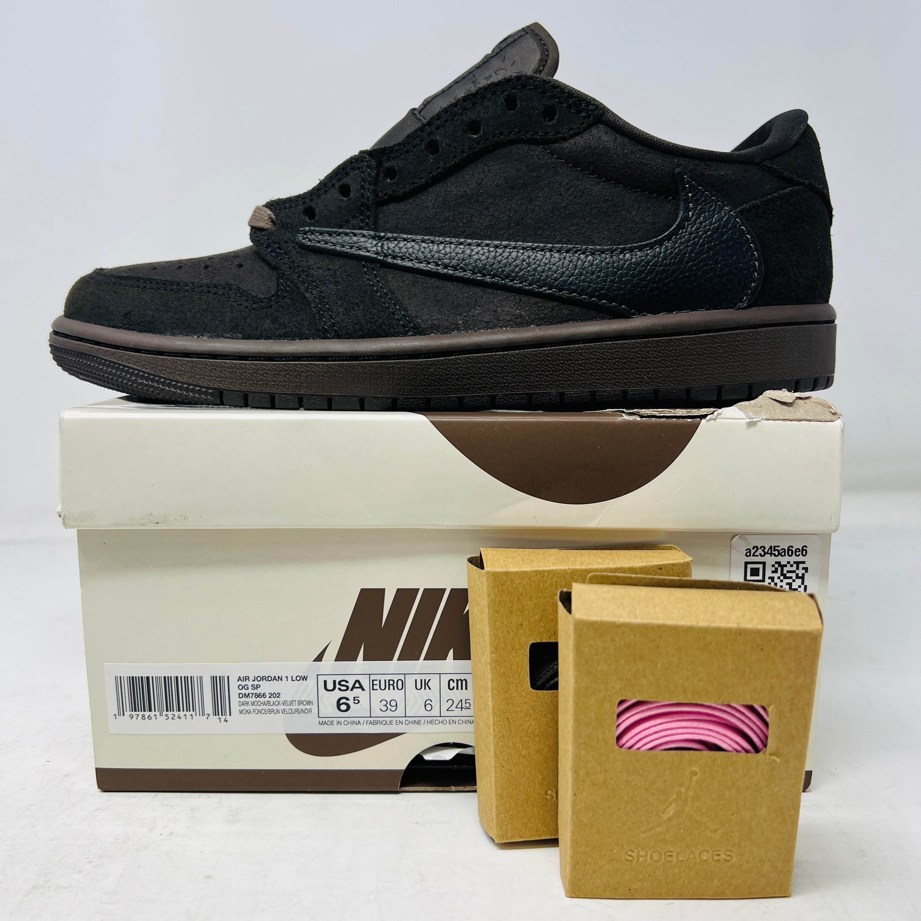 Jordan 1 Retro Low OG SP Travis Scott Velvet Brown – Holy Ground