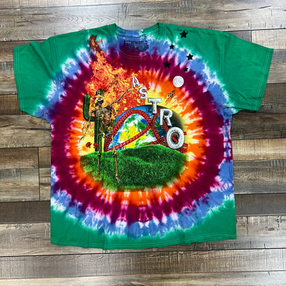 Travis Scott Astroworld Tie Dye Smile Smiley Tee