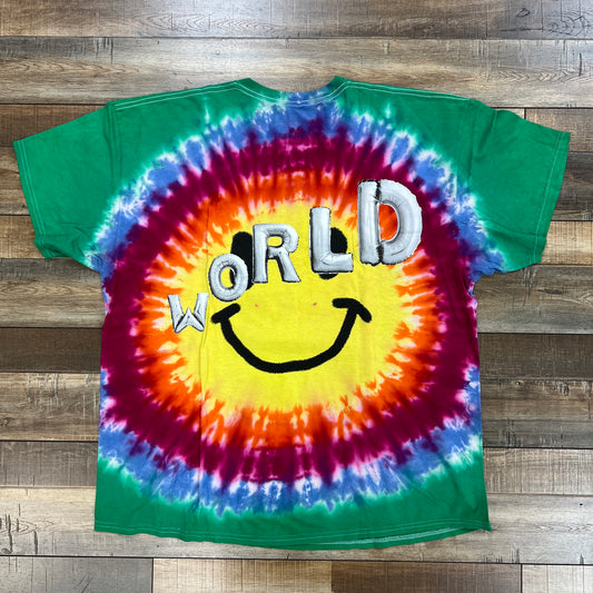 Travis Scott Astroworld Tie Dye Smile Smiley Tee
