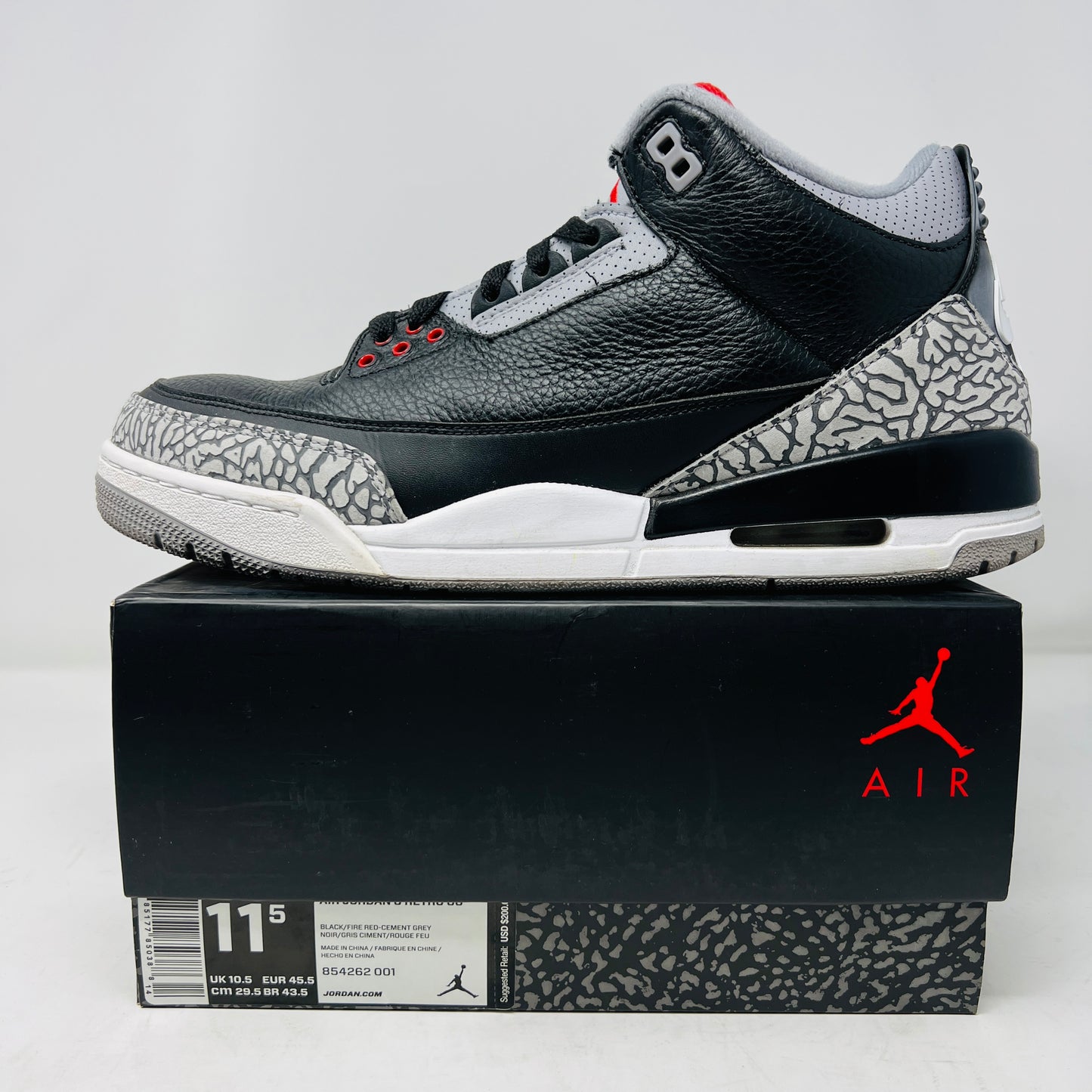 Jordan 3 Retro Black Cement (2018)