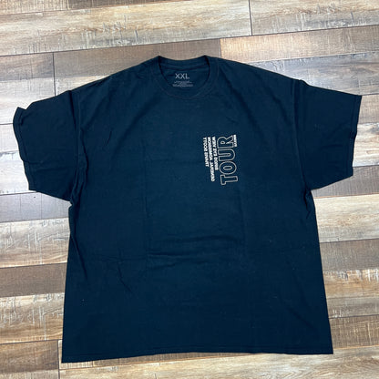 Travis Scott Birds Eye View 2017 Tour Black Astroworld Skull Shirt