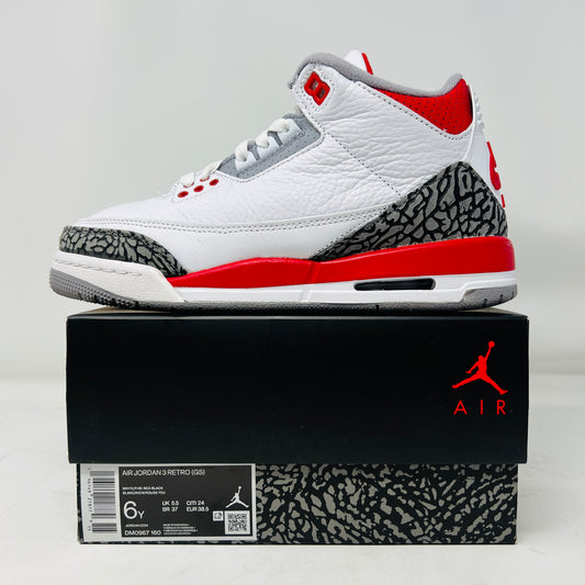 Jordan 3 Retro Fire Red (2022) (GS)