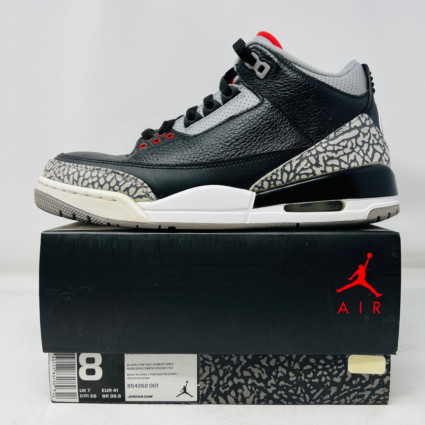 Jordan 3 Retro Black Cement (2018)
