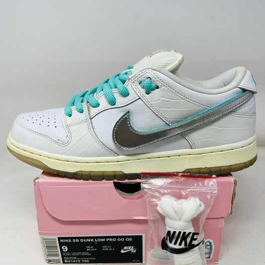 Nike SB Dunk Low Diamond Supply Co. White Diamond