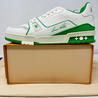 Louis Vuitton Trainer #54 Signature White Green