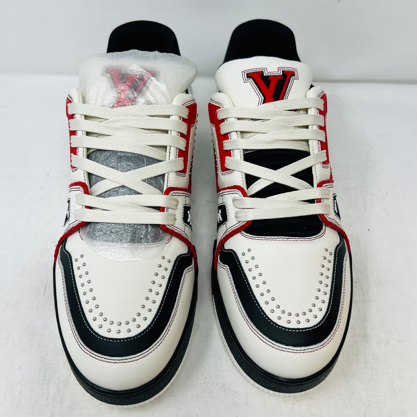 Louis Vuitton LV Trainer White Red Black