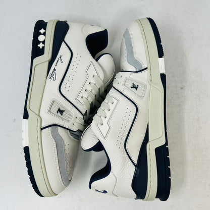 Louis Vuitton Trainer #54 Signature White Marine