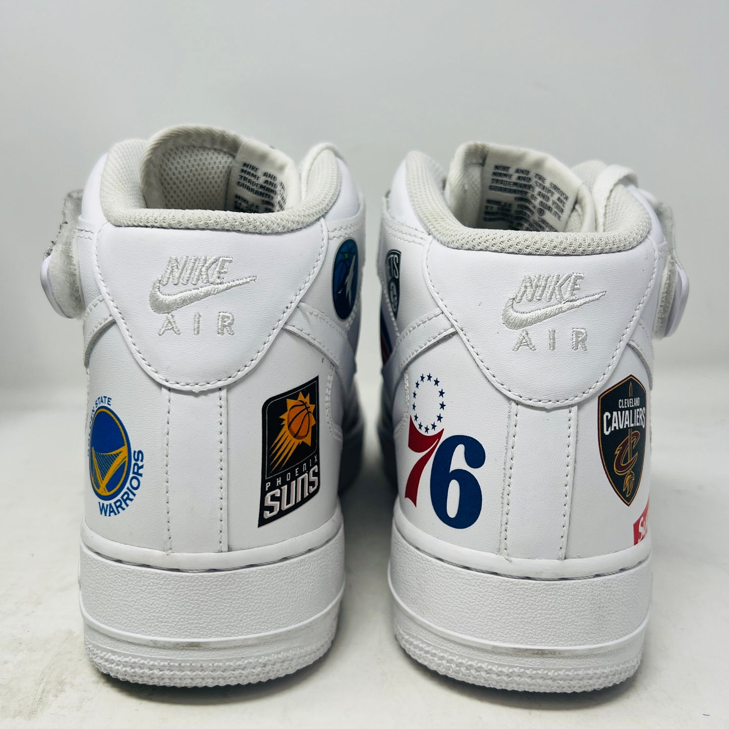 Nike Air Force 1 Mid Supreme NBA White