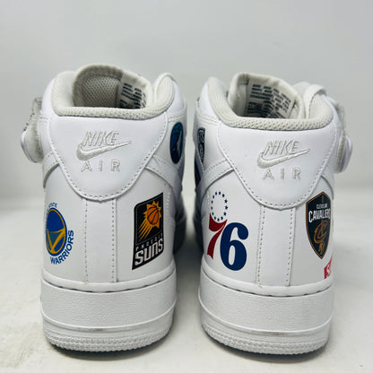 Nike Air Force 1 Mid Supreme NBA White