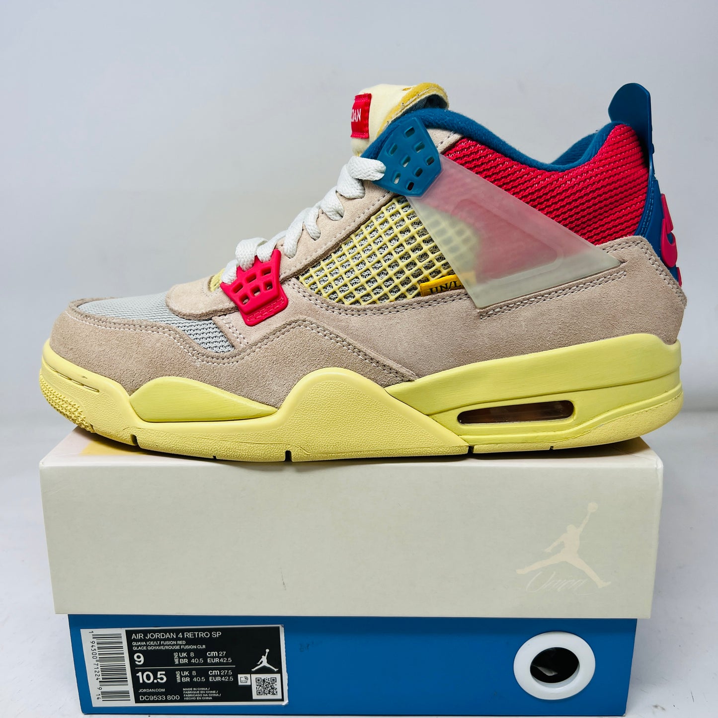Jordan 4 Retro Union Guava Ice