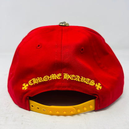 Chrome Hearts CH Silver Button Hat Red/Yellow