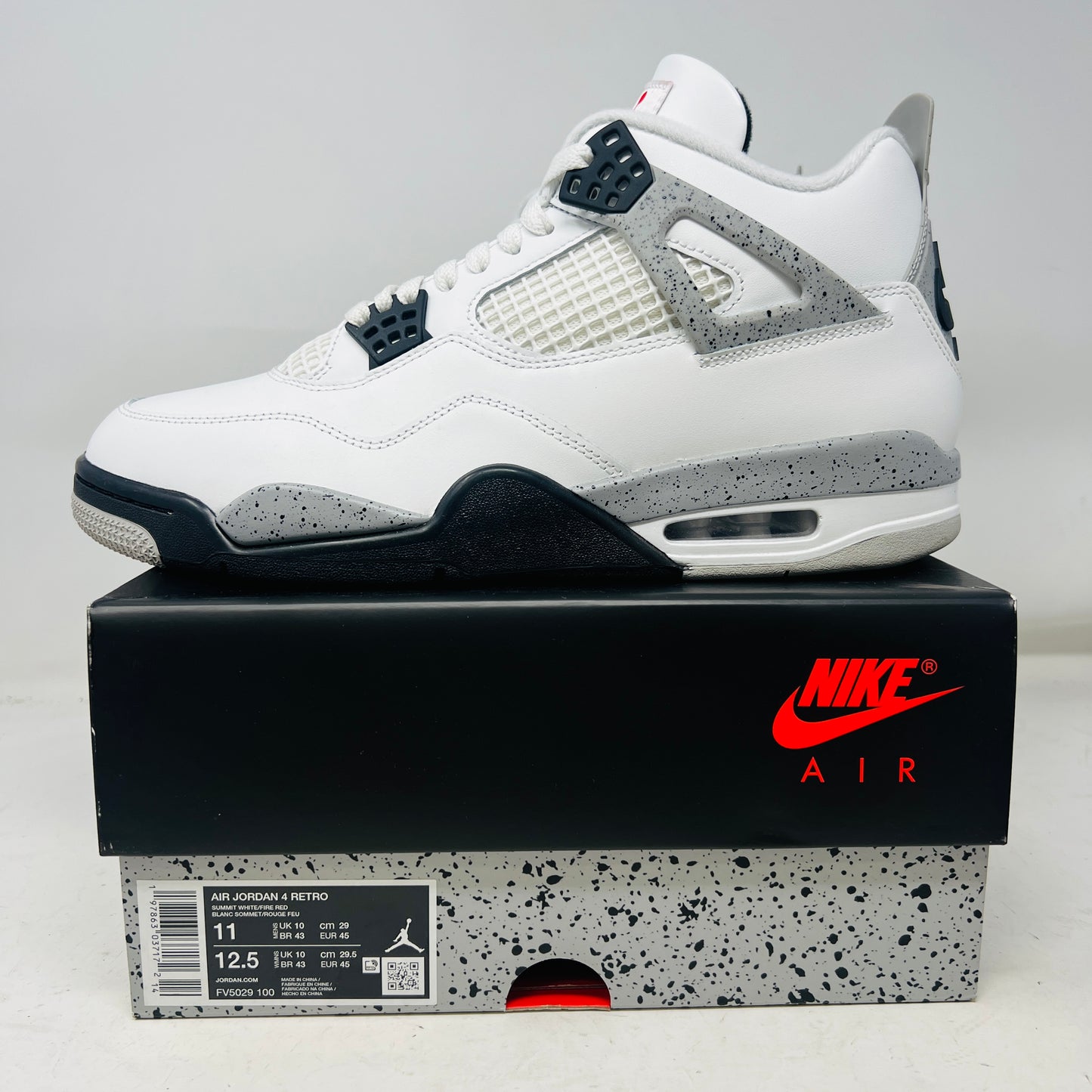 Jordan 4 Retro White Cement (2025)