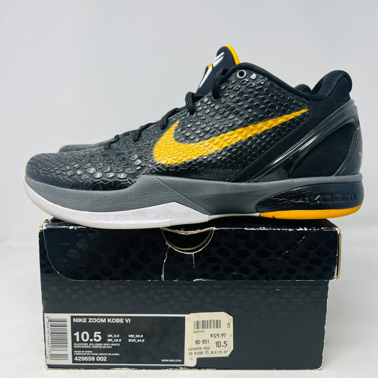 Nike Kobe 6 Black Del Sol