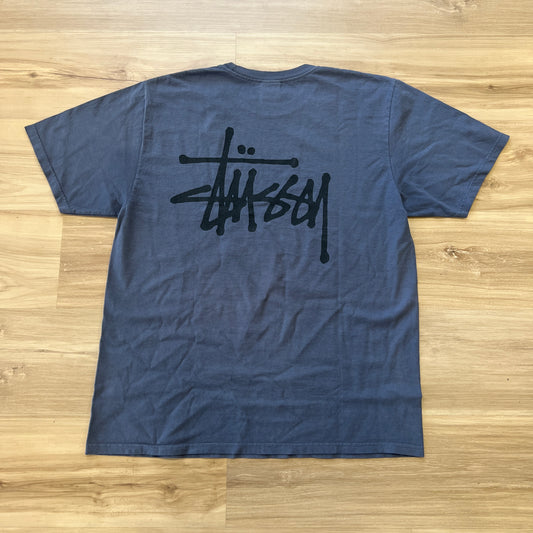 Stüssy Basic Tee in navy