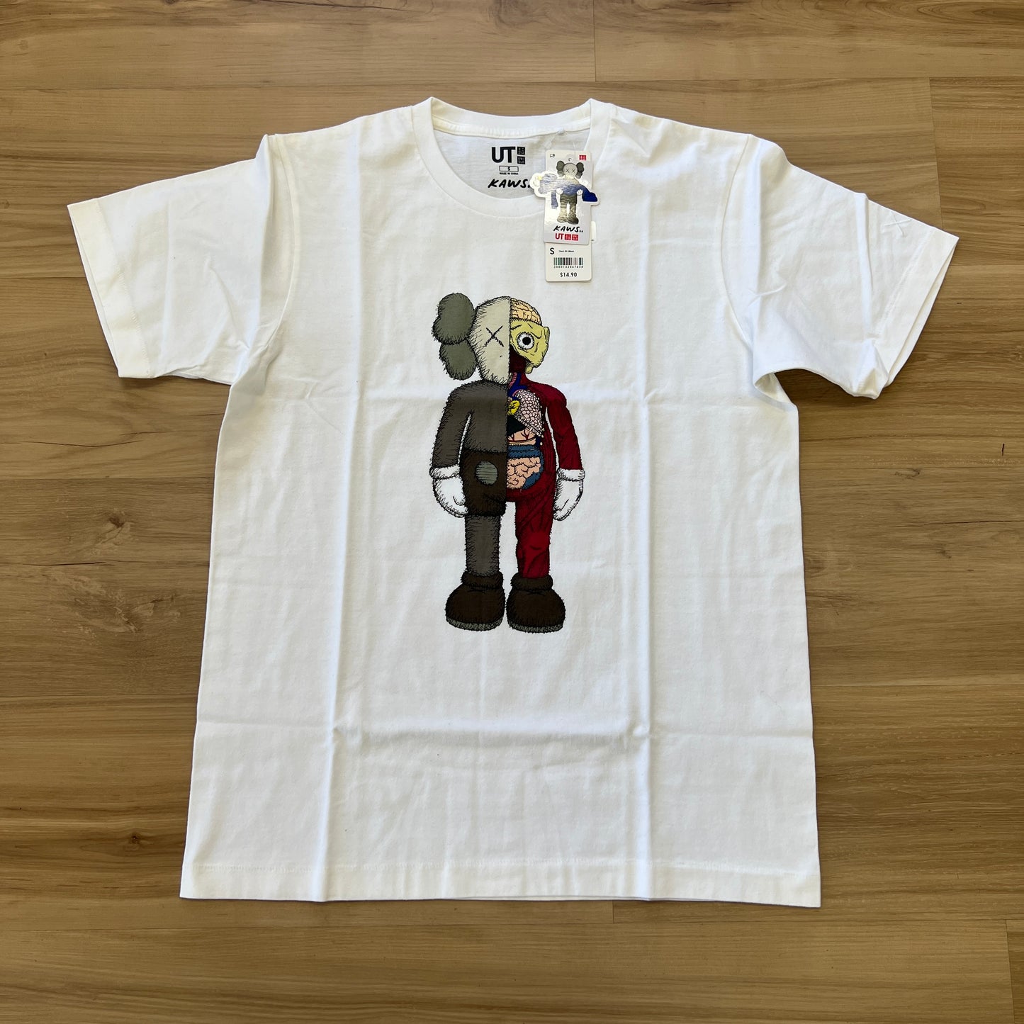 KAWS x UNIQLO UT Summer 2019 Collaboration Flayed Tee White