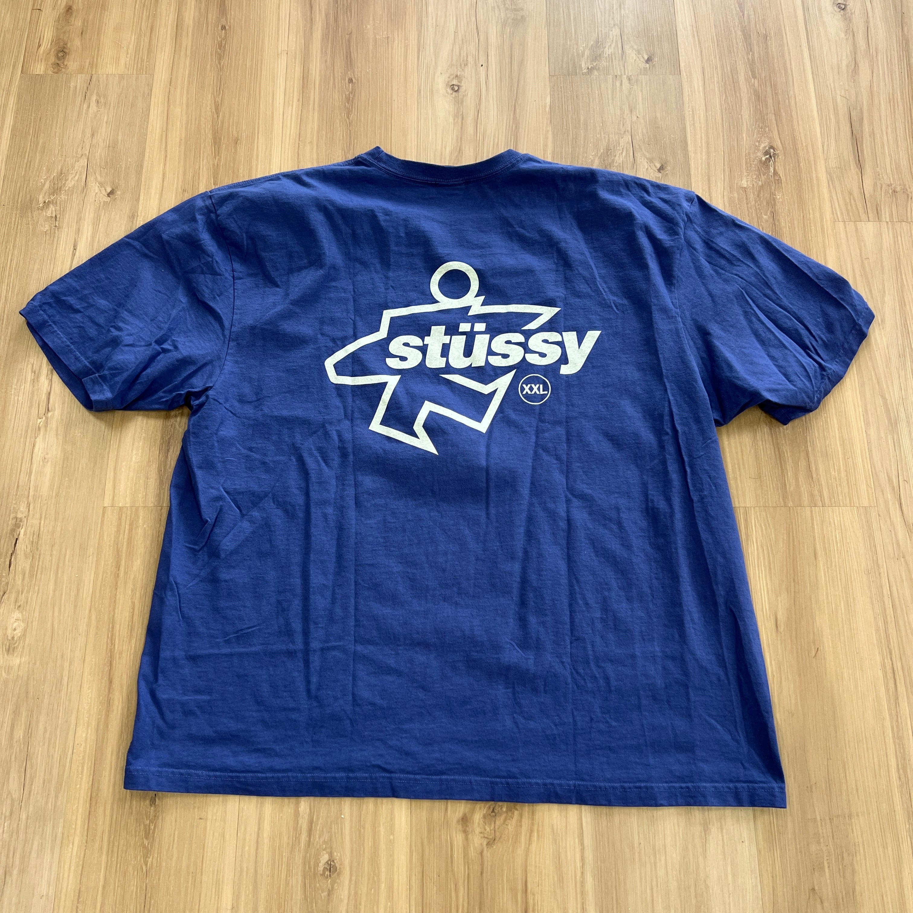 Stüssy Surf Man Tee Pigment Dyed Indigo – Holy Ground