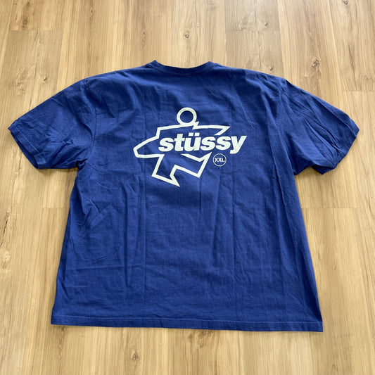 Stüssy Surf Man Tee Pigment Dyed Indigo
