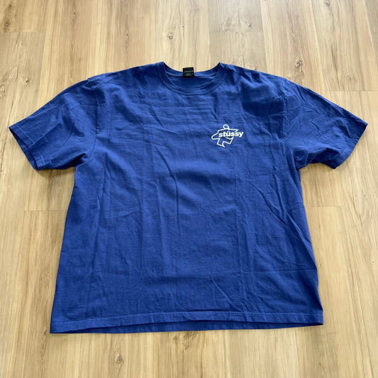 Stüssy Surf Man Tee Pigment Dyed Indigo