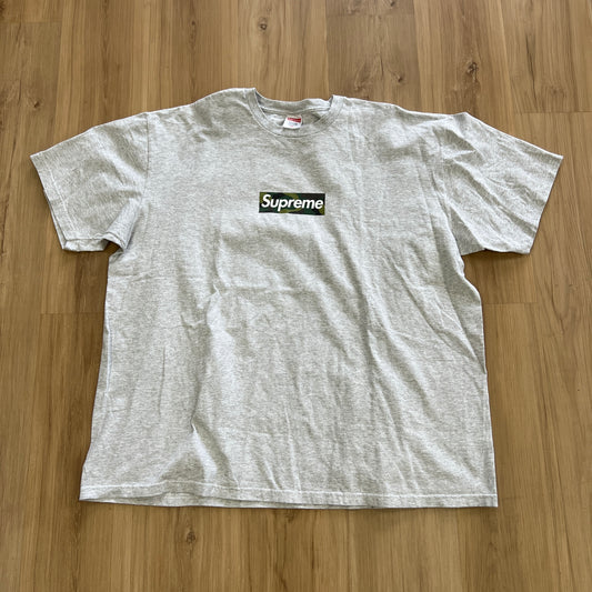 Supreme Box Logo Tee (FW23) Ash Grey