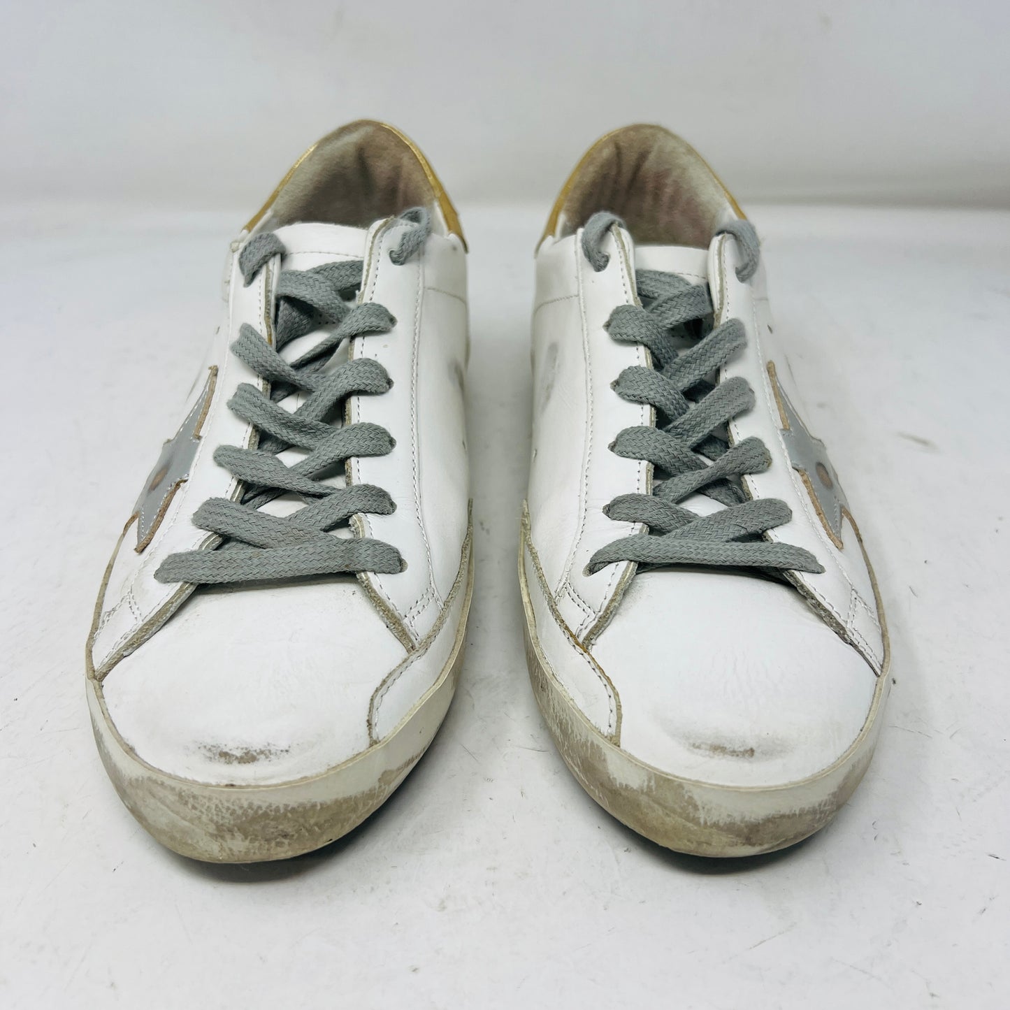 Golden Goose Superstar Metallic Silver Gold (Women's)