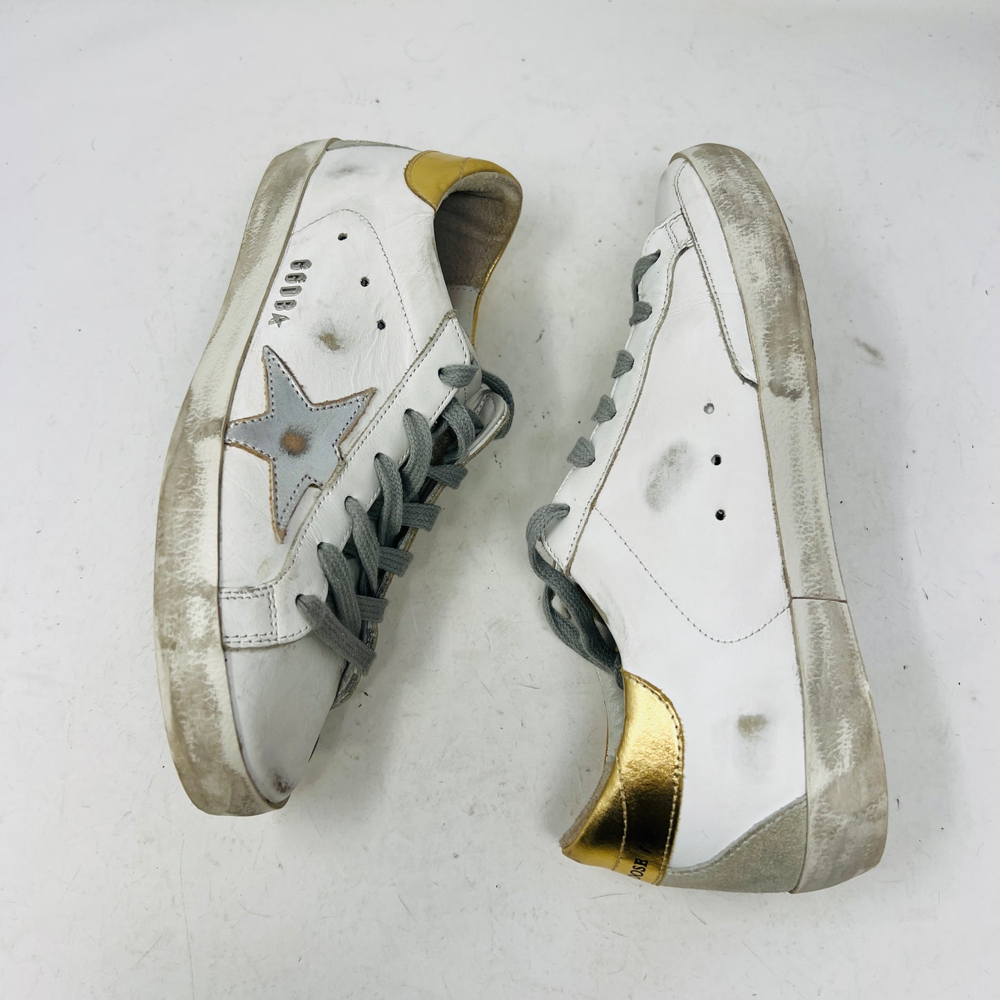 Golden Goose Superstar Metallic Silver Gold (Women's)