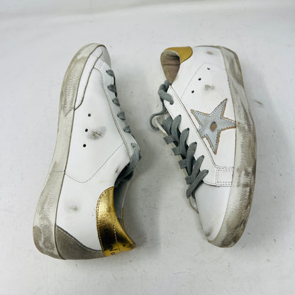 Golden Goose Superstar Metallic Silver Gold (Women's)