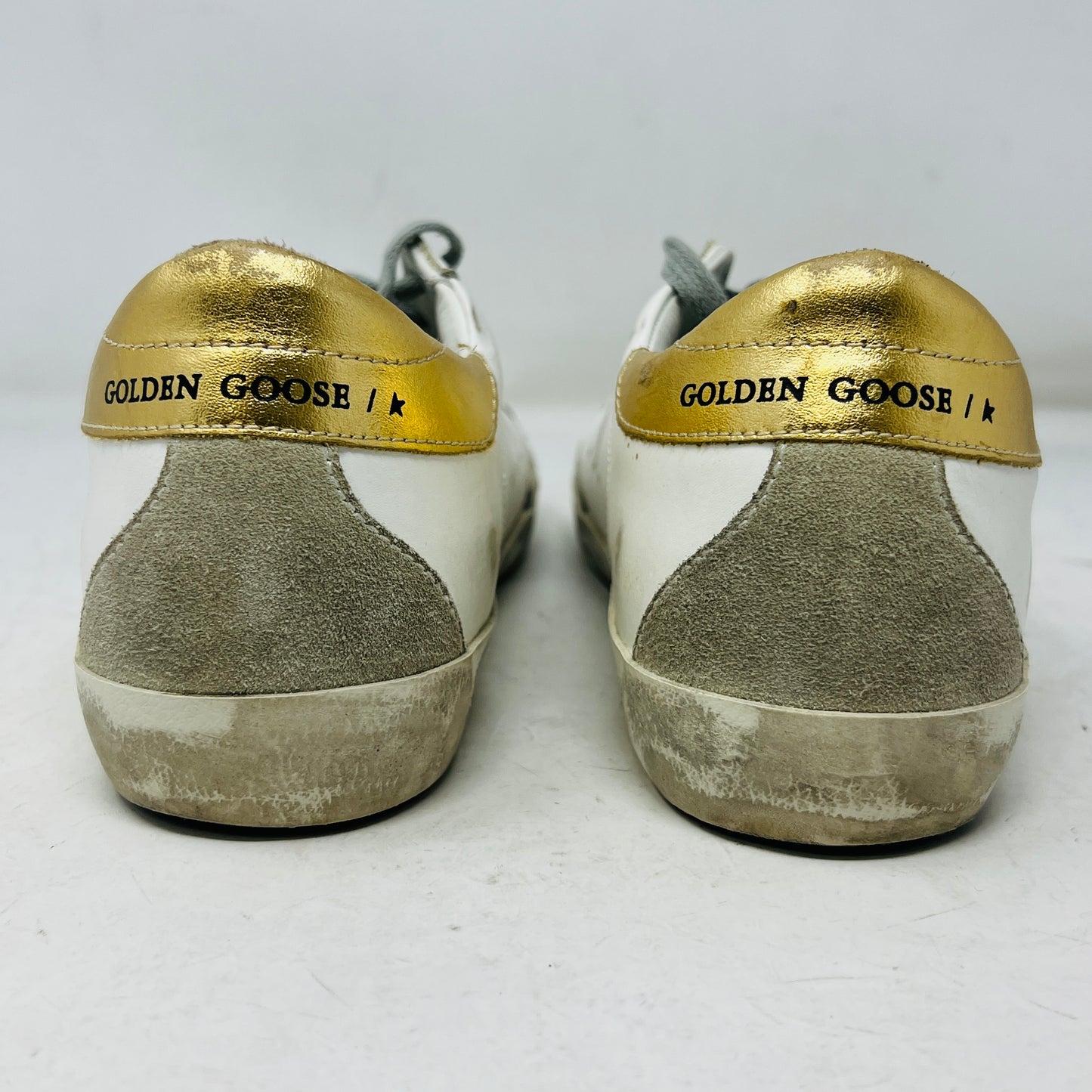 Golden Goose Superstar Metallic Silver Gold (Women's)