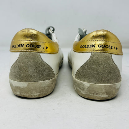 Golden Goose Superstar Metallic Silver Gold (Women's)