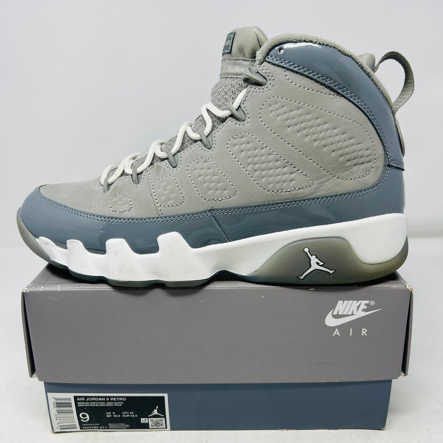 Jordan 9 Retro Cool Grey (2025)