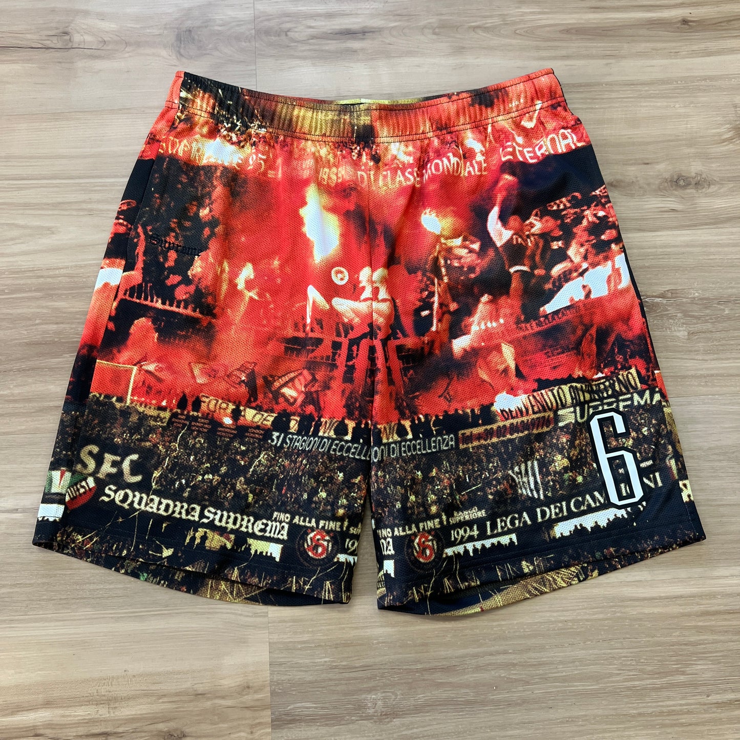 Supreme Vinci Per Noi Soccer Short Multicolor