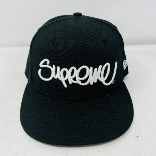 Supreme Handstyle New Era Black