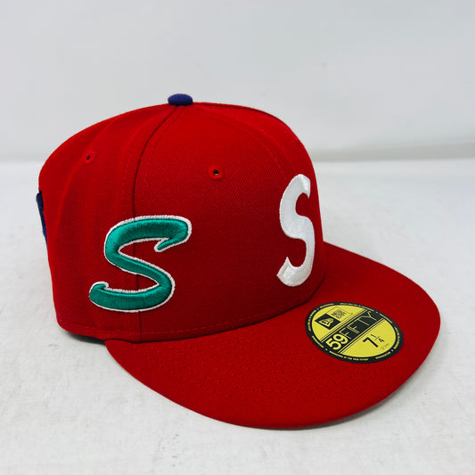 Supreme Multi S Logo New Era 59Fifty Fitted Hat Red