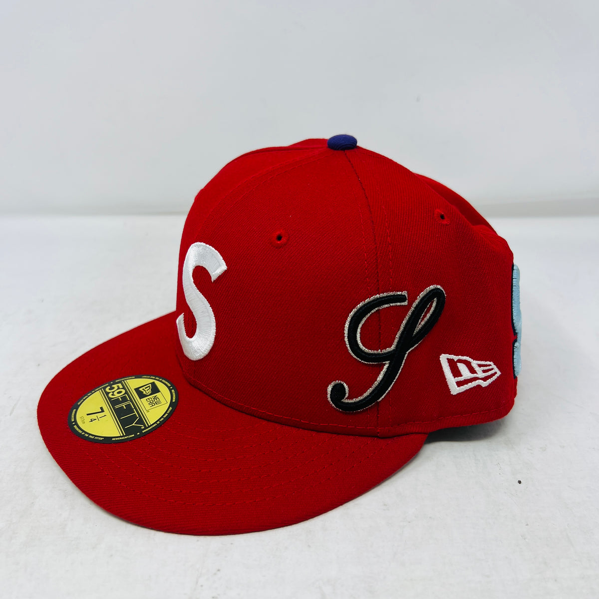 Supreme Multi S Logo New Era 59Fifty Fitted Hat Red