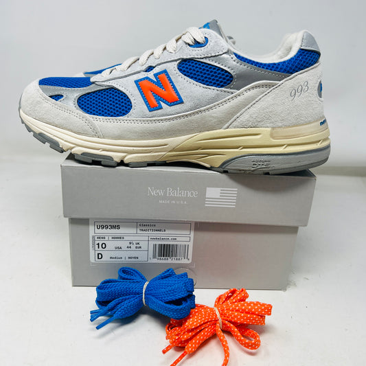 New Balance 993 MiUSA Kith Madison Square Garden Ancient Scroll