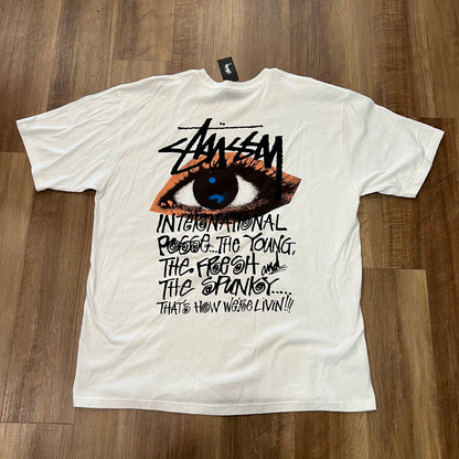 Stüssy Men Ocular Tee White