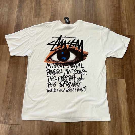 Stüssy Men Ocular Tee White
