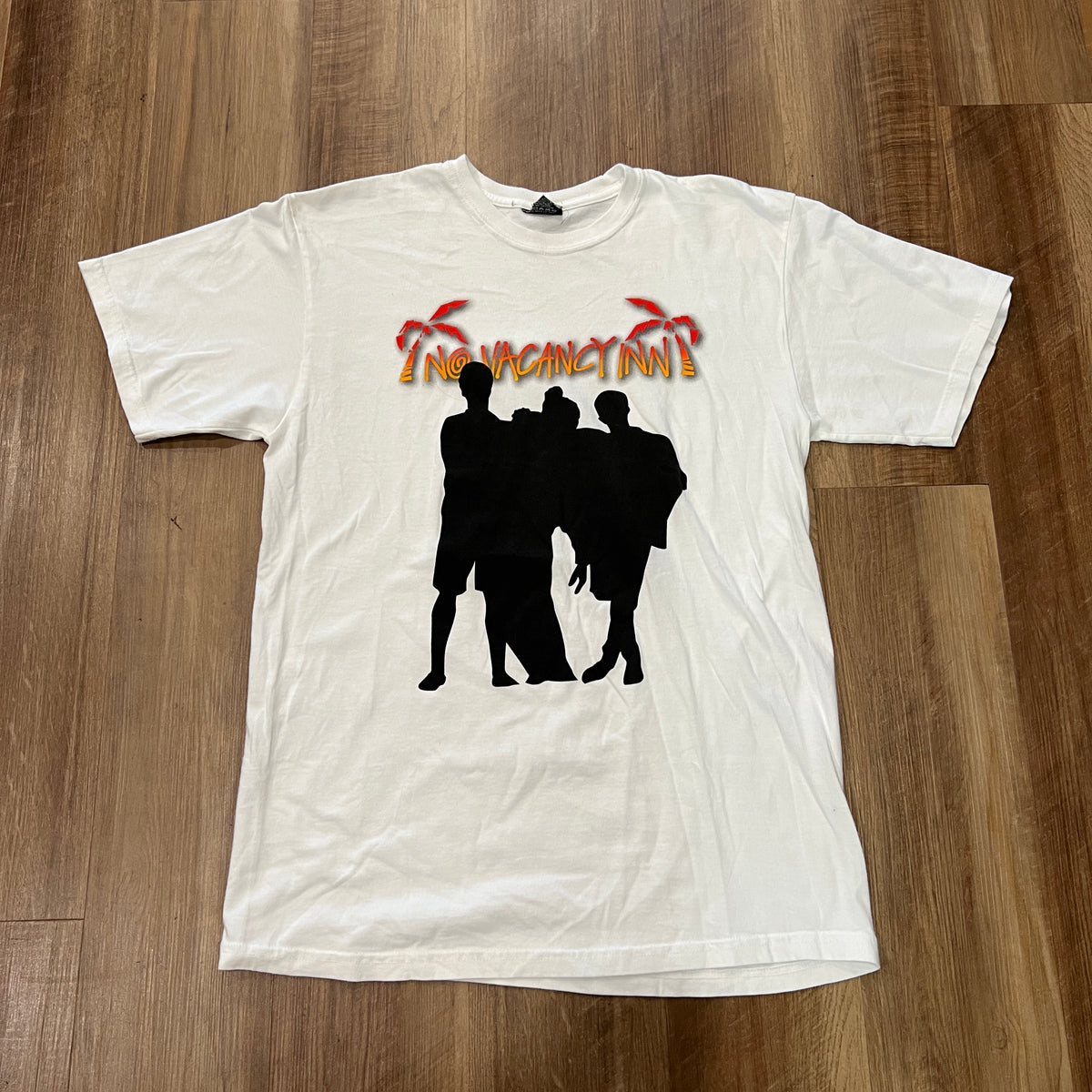Stüssy x No Vacancy Inn Pigment Dyed Tee White – Holy Ground