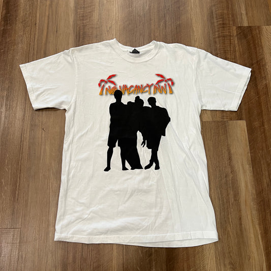 Stüssy x No Vacancy Inn Pigment Dyed Tee White