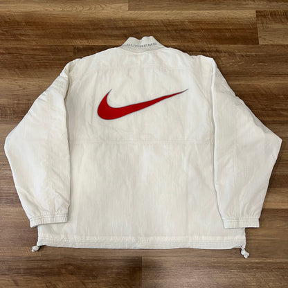 Supreme Nike Ripstop Pullover White