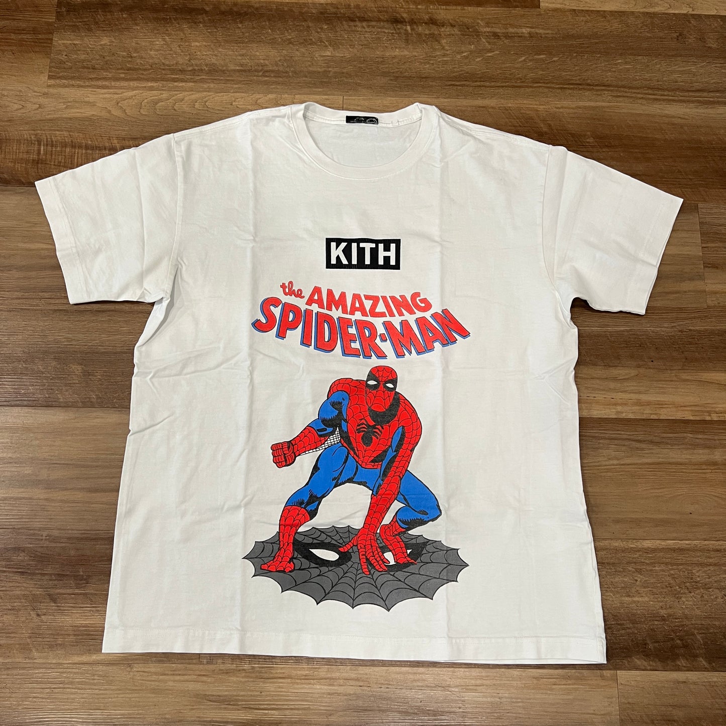 Kith Marvel Spider-Man Allies Vintage Tee White