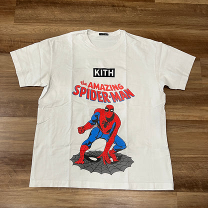 Kith Marvel Spider-Man Allies Vintage Tee White