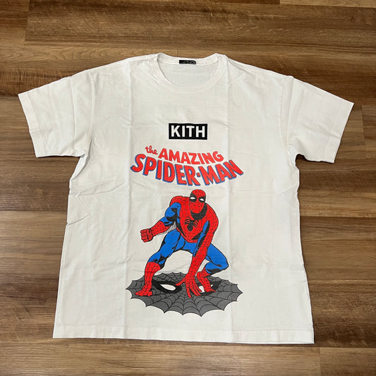 Kith Marvel Spider-Man Allies Vintage Tee White