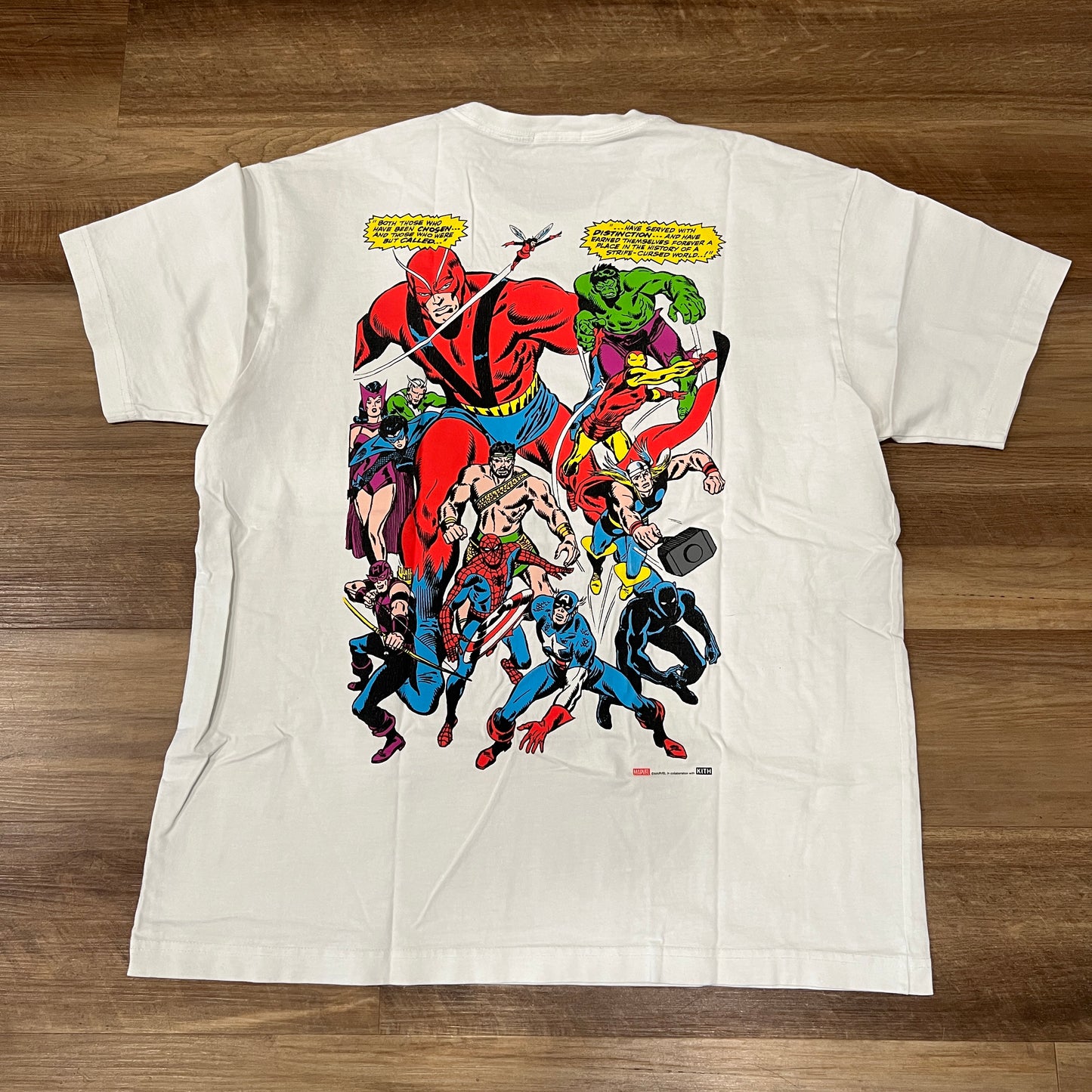 Kith Marvel Spider-Man Allies Vintage Tee White