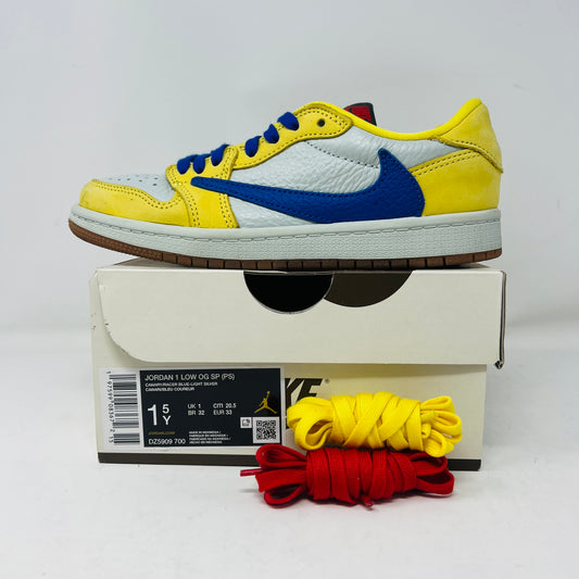 Jordan 1 Retro Low OG SP Travis Scott Canary (PS)