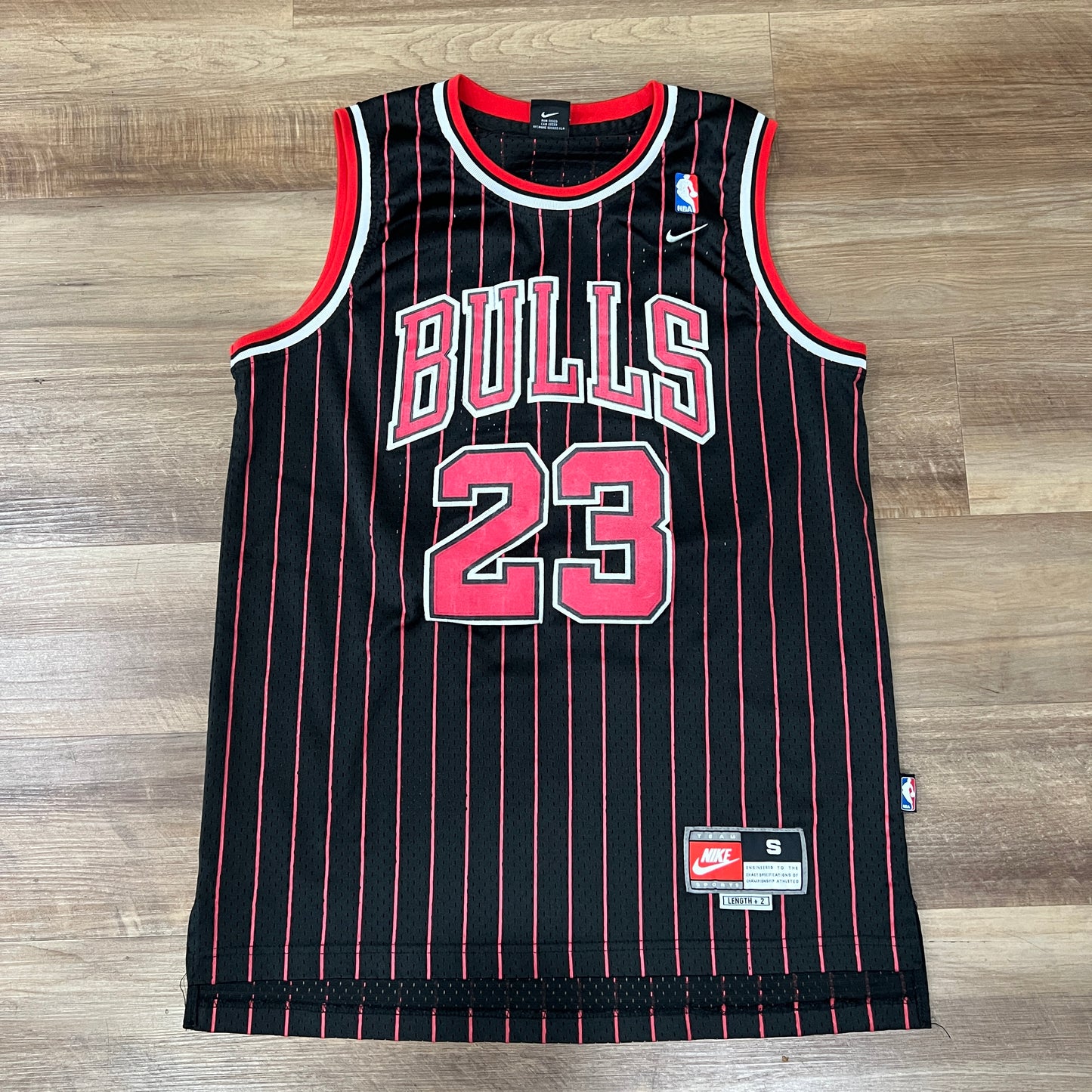 Nike Michael Jordan Chicago Bulls #23 Pinstripe Jersey