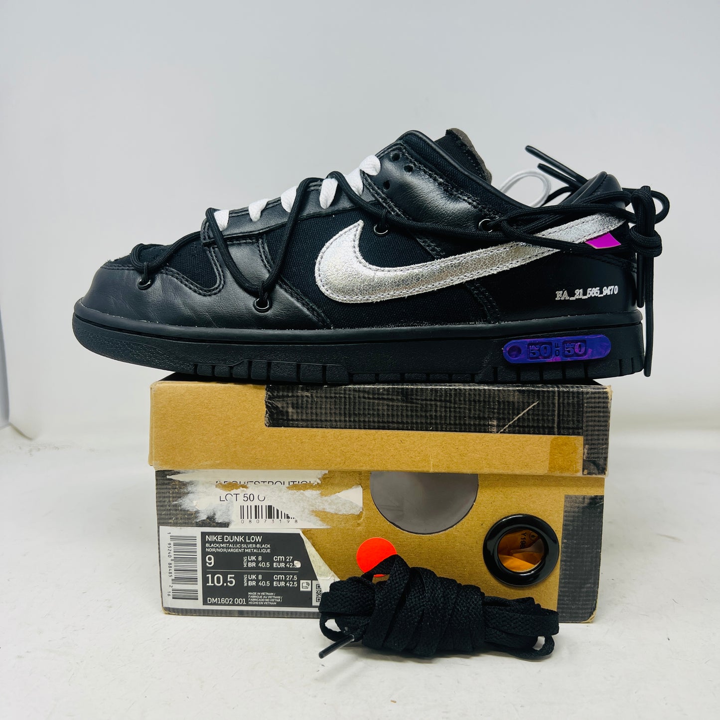 Nike Dunk Low Off-White Lot 50