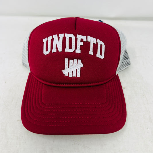 Undefeated Arch Logo Trucker Hat Burgundy