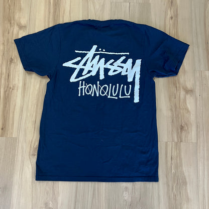 Stüssy Honolulu navy t-shirt